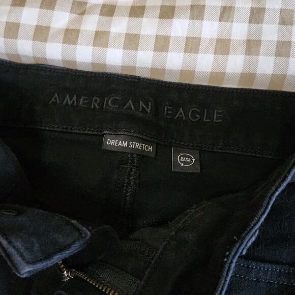 American Eagle Dream Stretch Black Jean Leggings - Picture 5 of 6